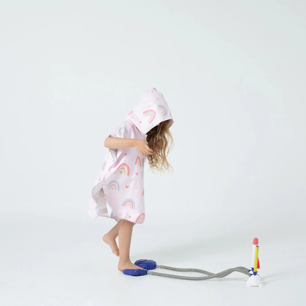 Sand Free Kids Hooded Towel Rainbows