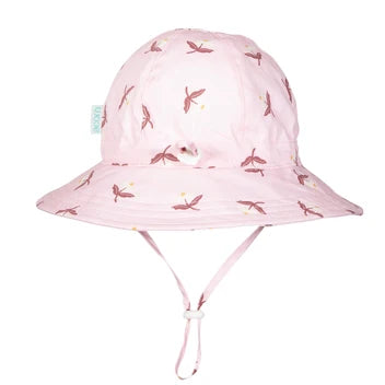 Blush Daisy Wide Brim Sunhat