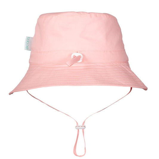Blush Wide Brim Bucket Hat