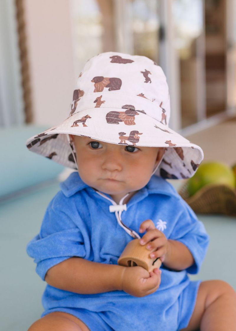 Pampered Pooches Wide Brim Infant Hat