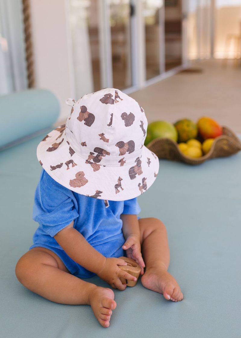 Pampered Pooches Wide Brim Infant Hat