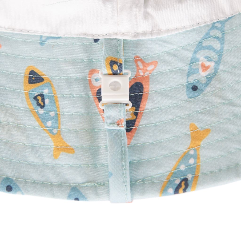 Rainbow Fish Wide Brim Bucket Hat