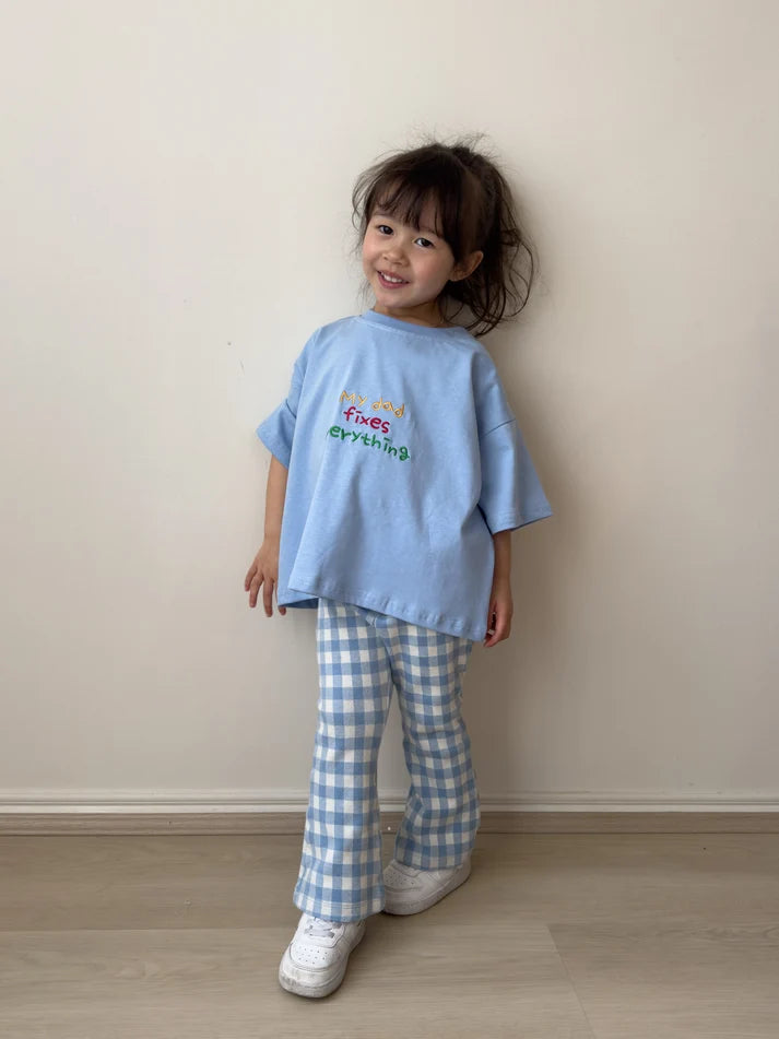 Signature Kids Tee - My Dad Fixes Everything - Blue