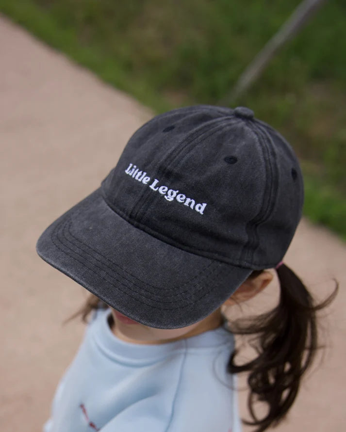 Kids Cap Charcoal - Little Legend
