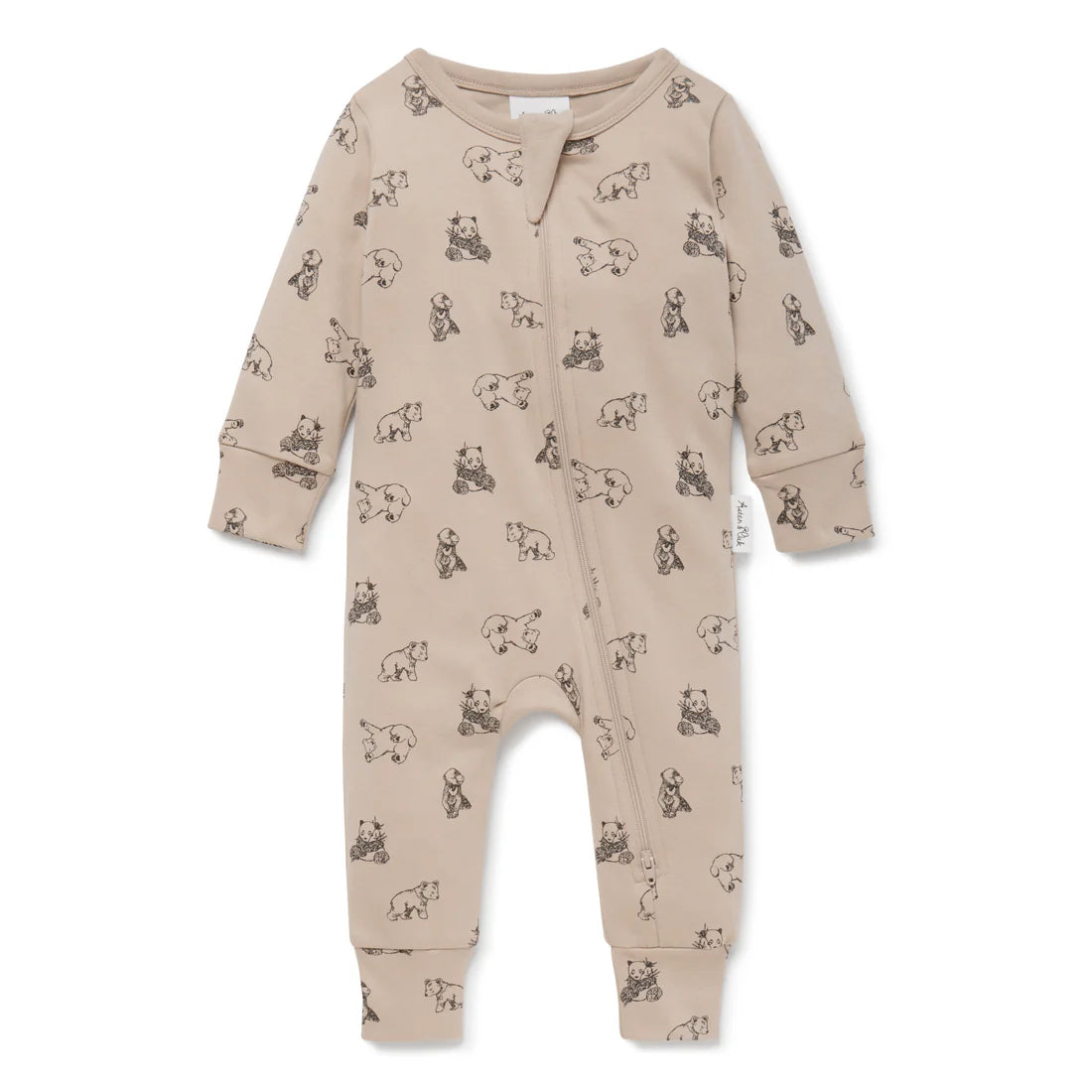 Aster & Oak - Bear Zip Romper