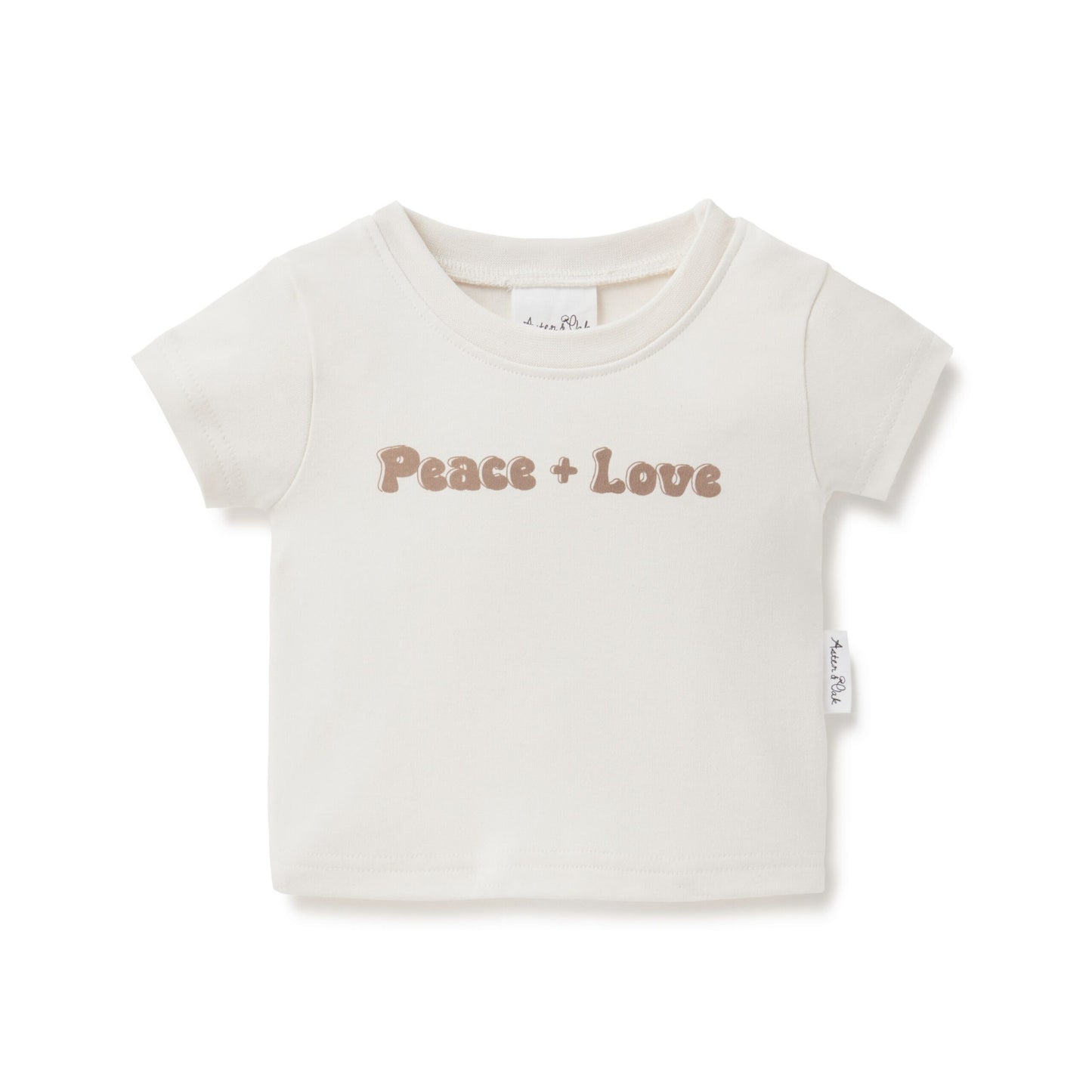 Aster & Oak - Peace + Love Print Tee