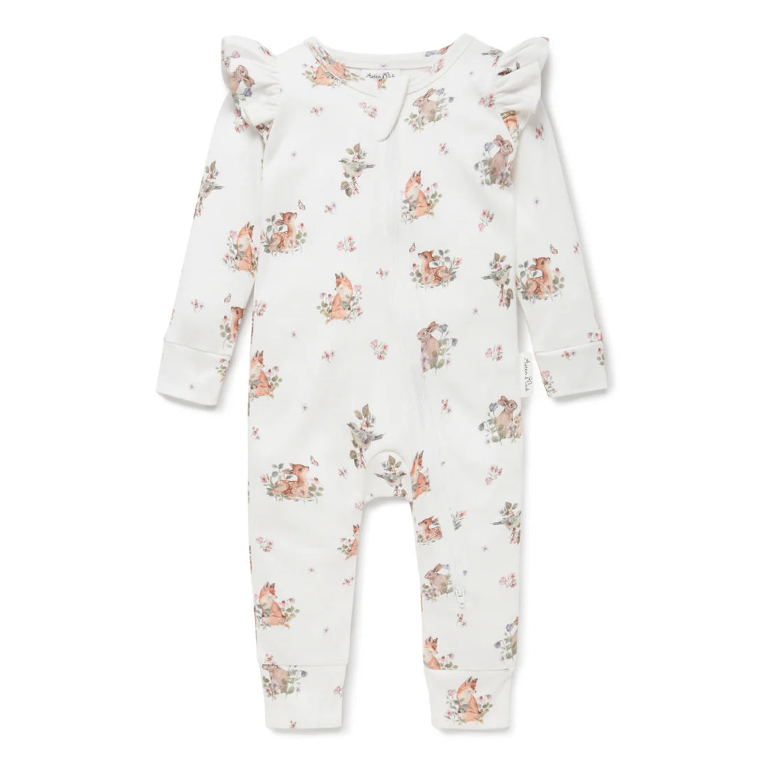 Aster & Oak - Vintage Meadow Zip Romper