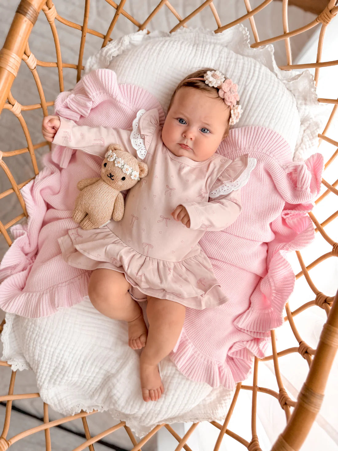 Lilly Bow Dress Onesie