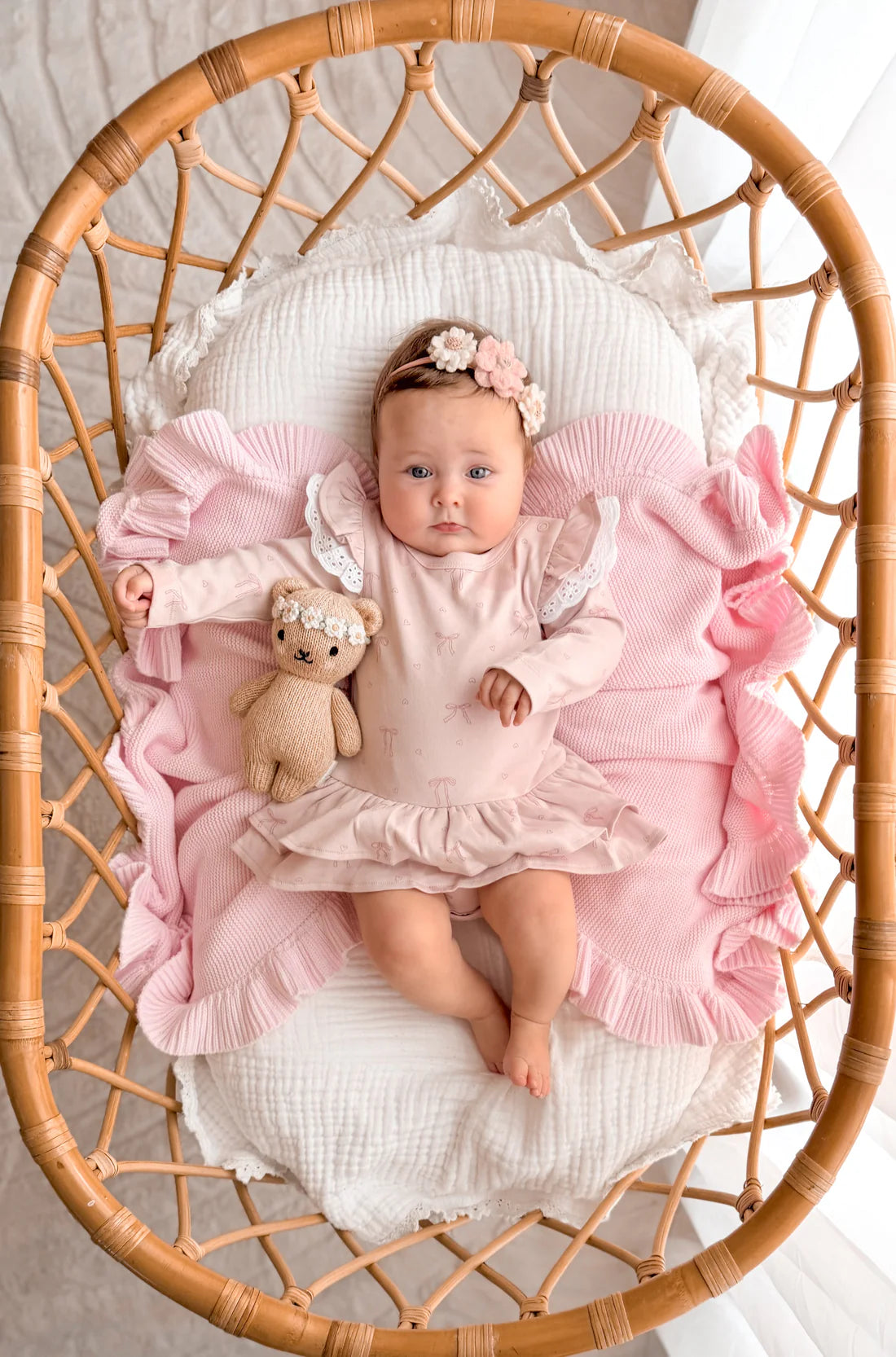 Lilly Bow Dress Onesie