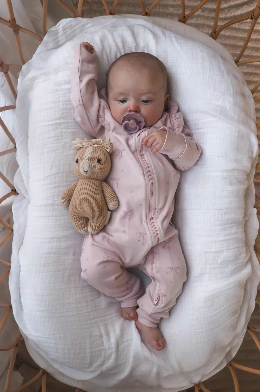 Lilly Bow Zip Romper