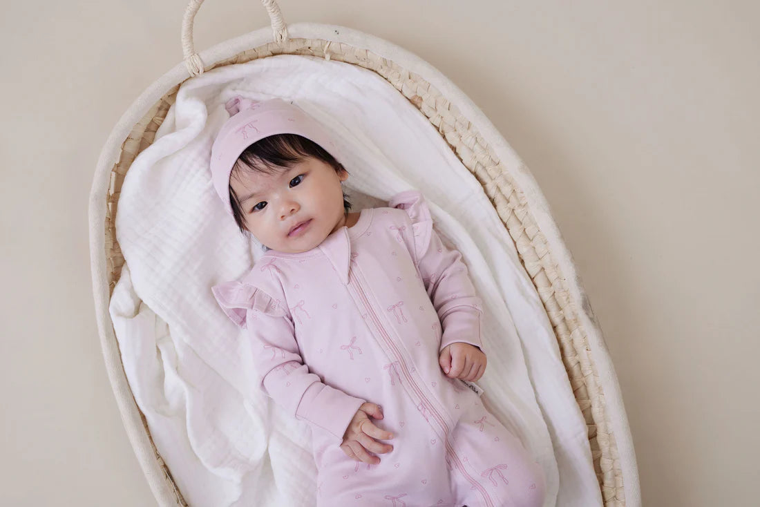 Lilly Bow Zip Romper