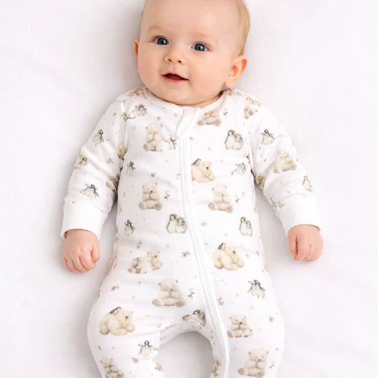 Polar Friends Zip Romper