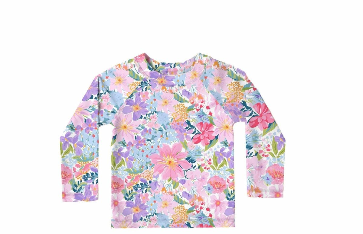 Swim Rashie Long Sleeve Summer Blooms