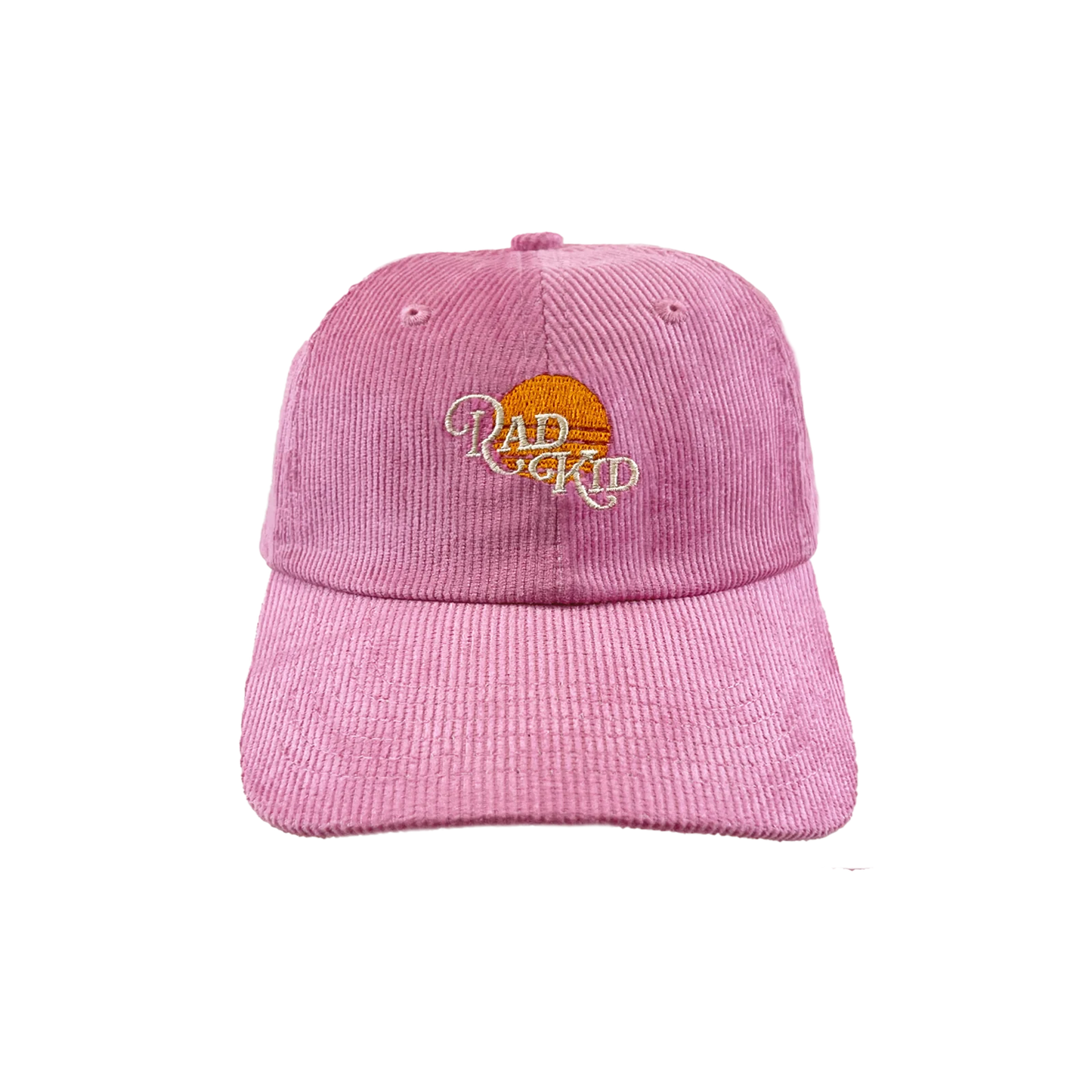 Rad Kid Baseball Organic Cord Cap - Pink