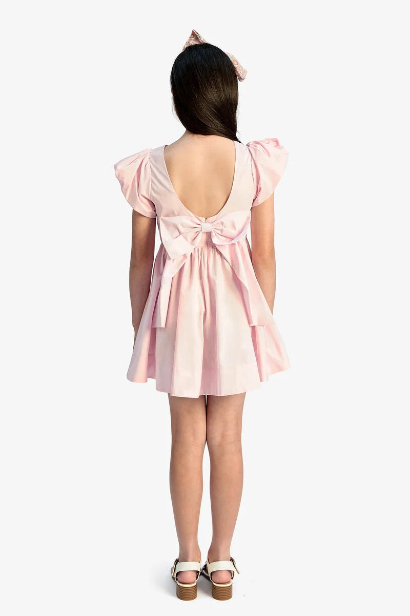 Bardot - Girls Lanai Poplin Dress In Bliss Pink