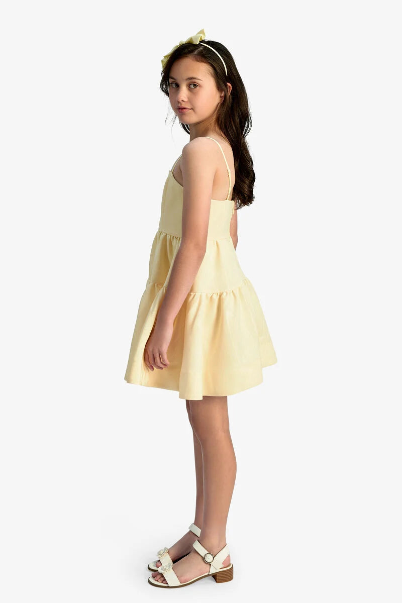 Charlotte Mini Dress Lemon