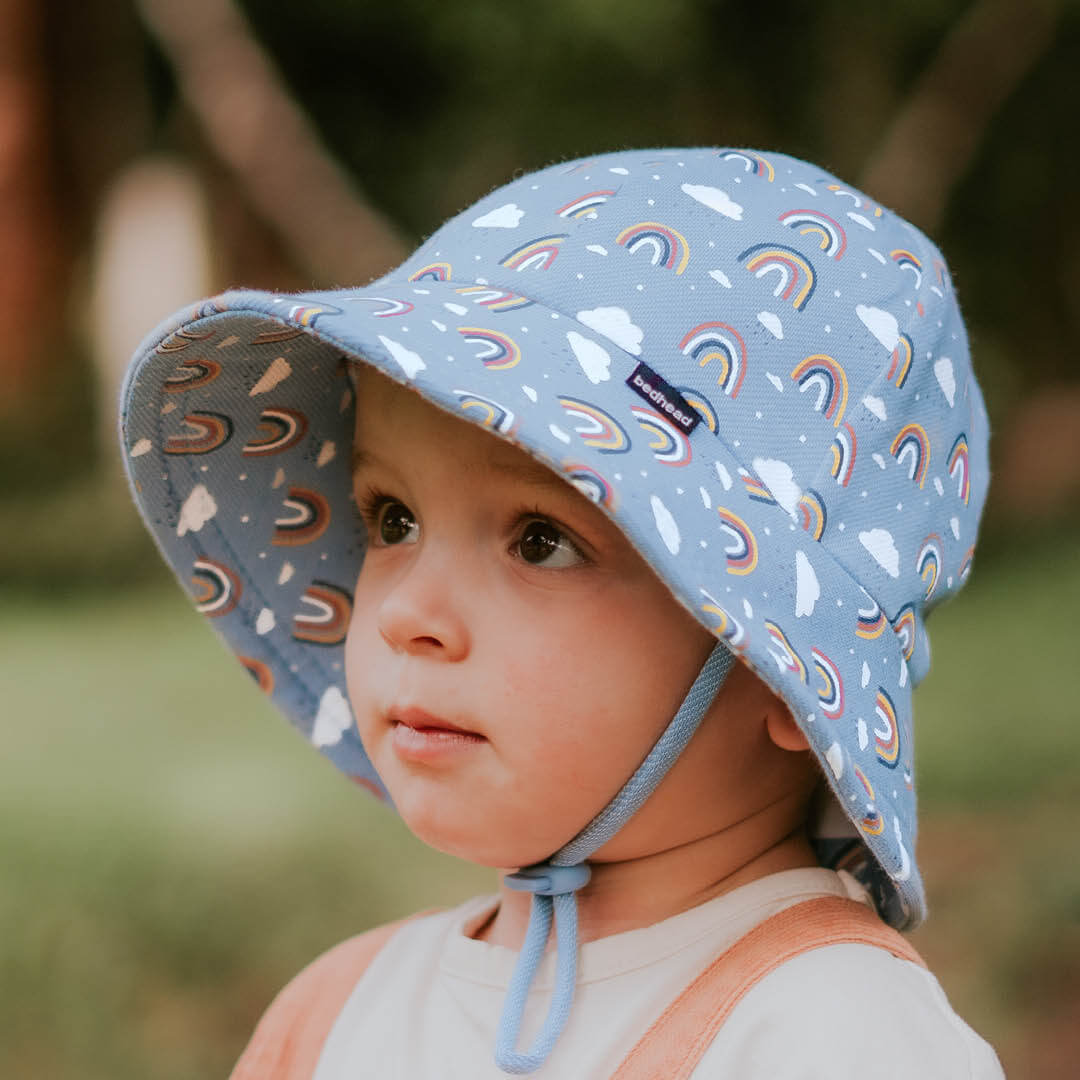 Bedhead Hats - Toddler Bucket Sun Hat - Rainbow