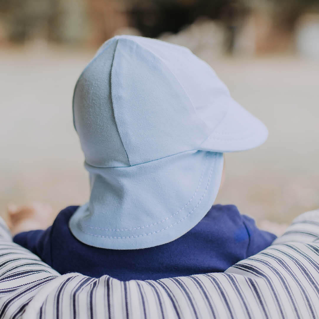 Bedhead Hats - Legionnaire Hat with Strap - Baby Blue