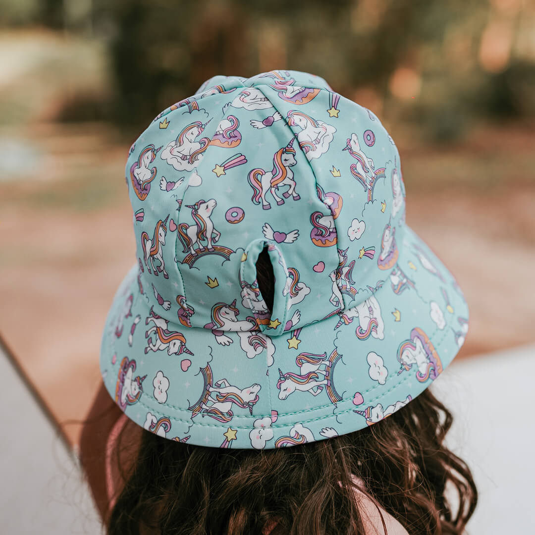 Bedhead Hats - Ponytail Swim Bucket Hat - Unicorn