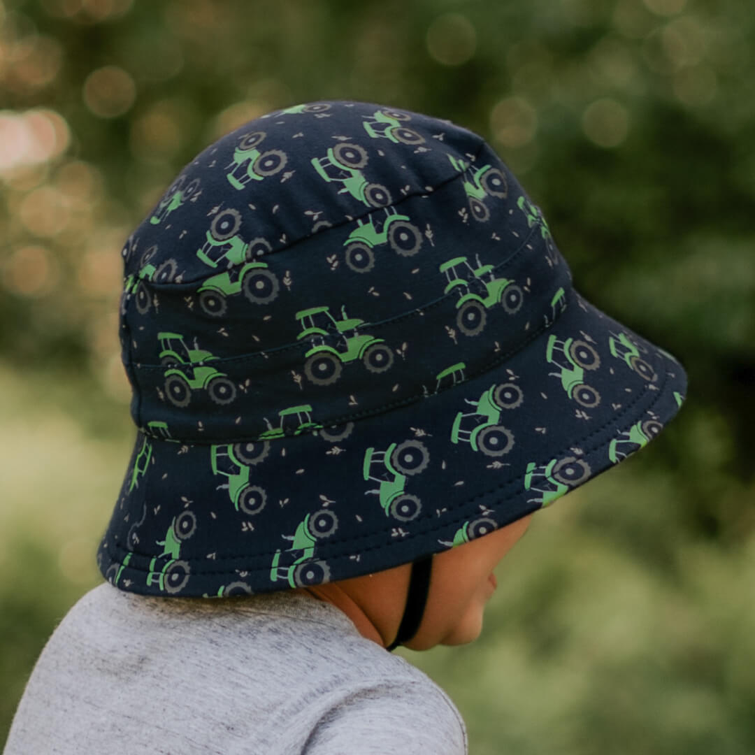 Bedhead - Toddler Bucket Sun Hat - Tractor