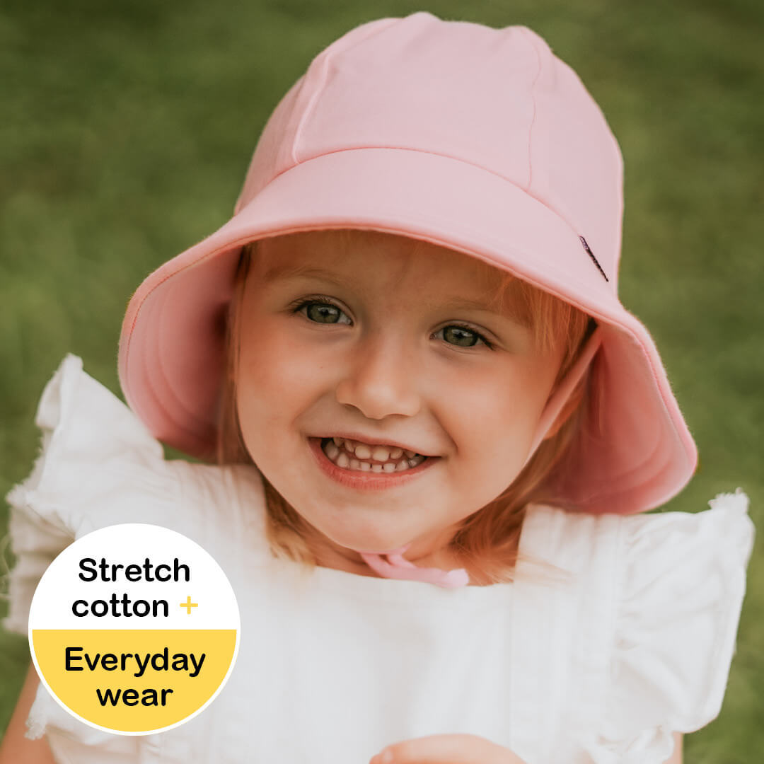 Toddler Bucket Sun Hat Blush Pink