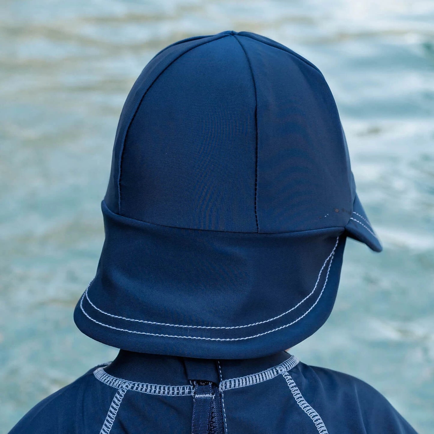 Beach Legionnaire Flap Hat - Marine