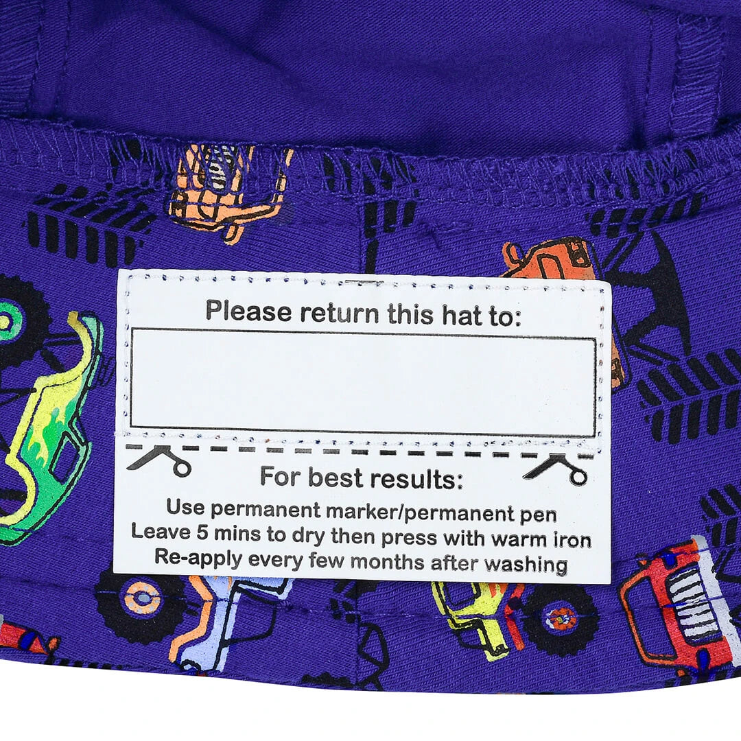 Toddler Bucket Sun Hat - Monster Truck