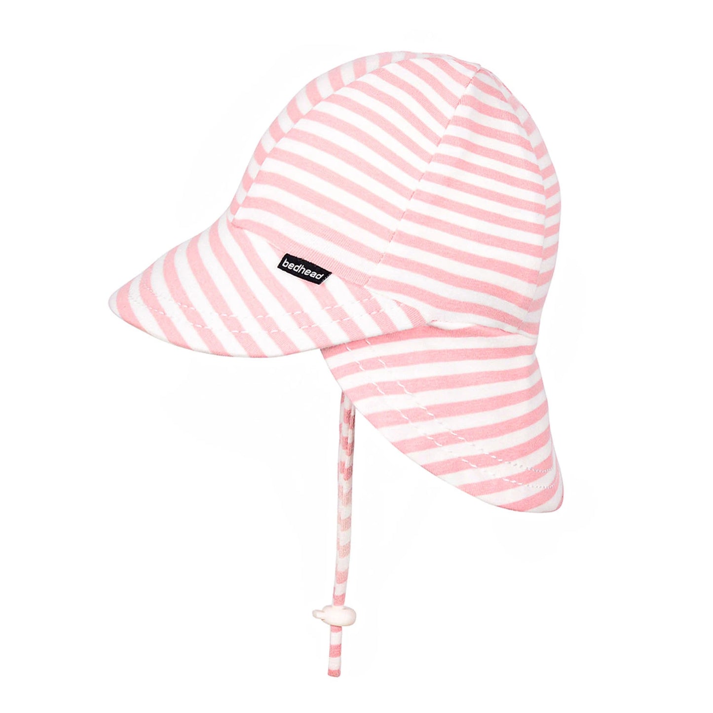 Legionnaire Hat with Strap - Pink Stripe