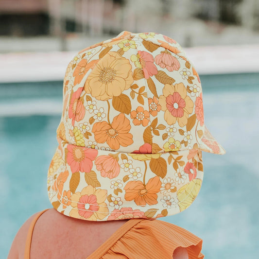 Kids Swim Legionnaire Flap Beach Hat Tallulah