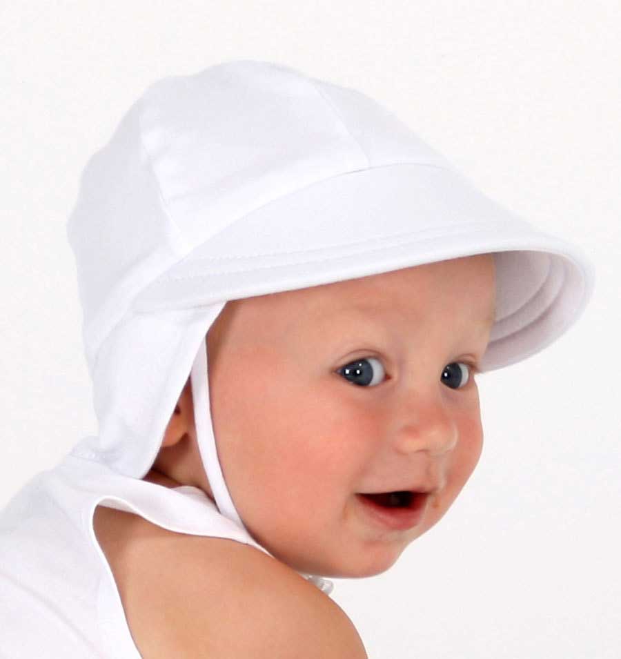 Legionnaire Hat with Strap - White