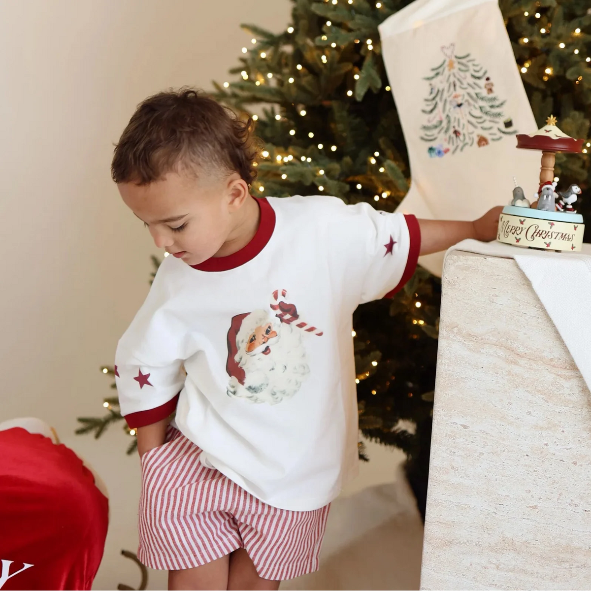 Vintage Santa Claus Slouch Tee