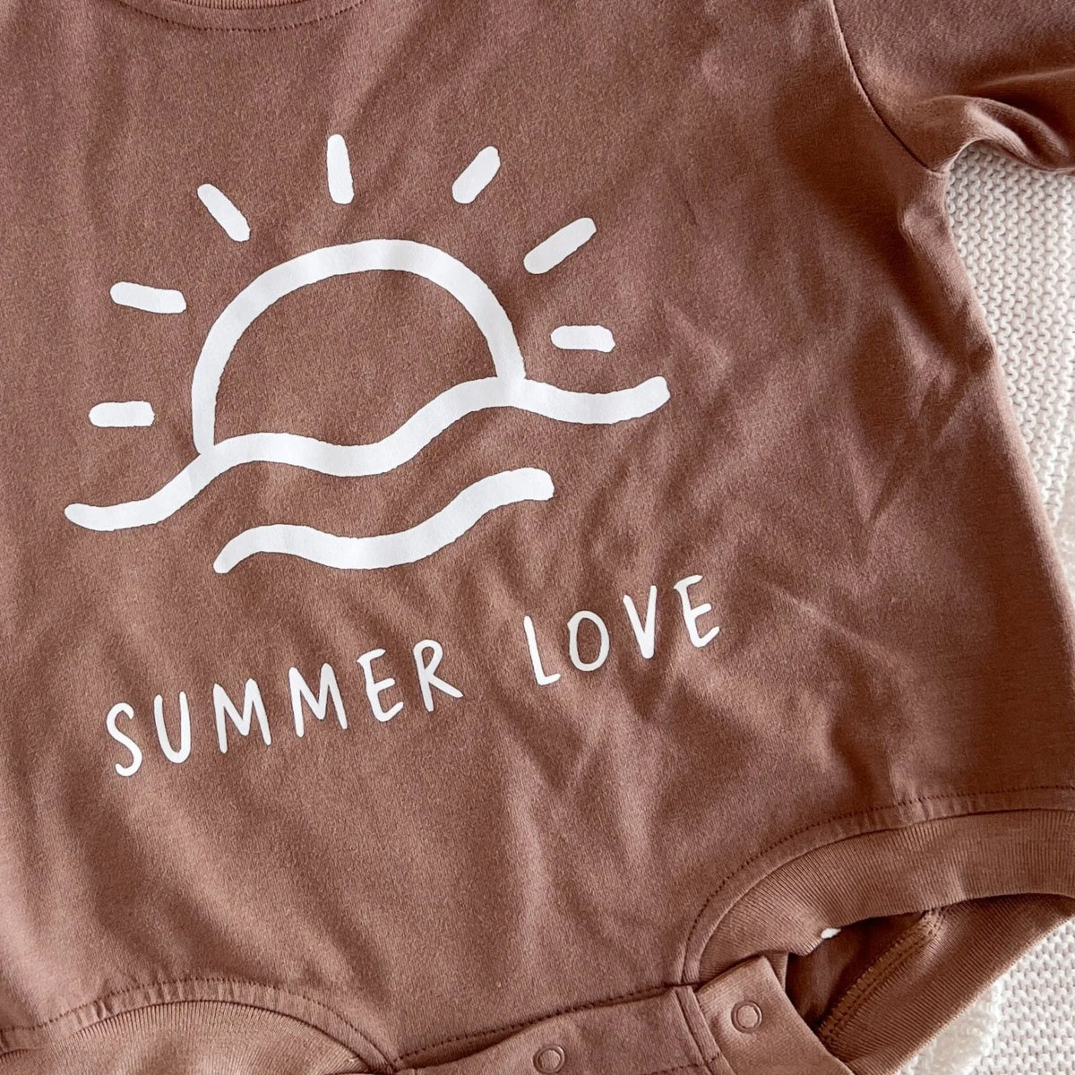 Chocolate 'Summer Love' Oversized Slouch Romper