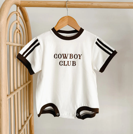 Cowboy Club Slouch Romper