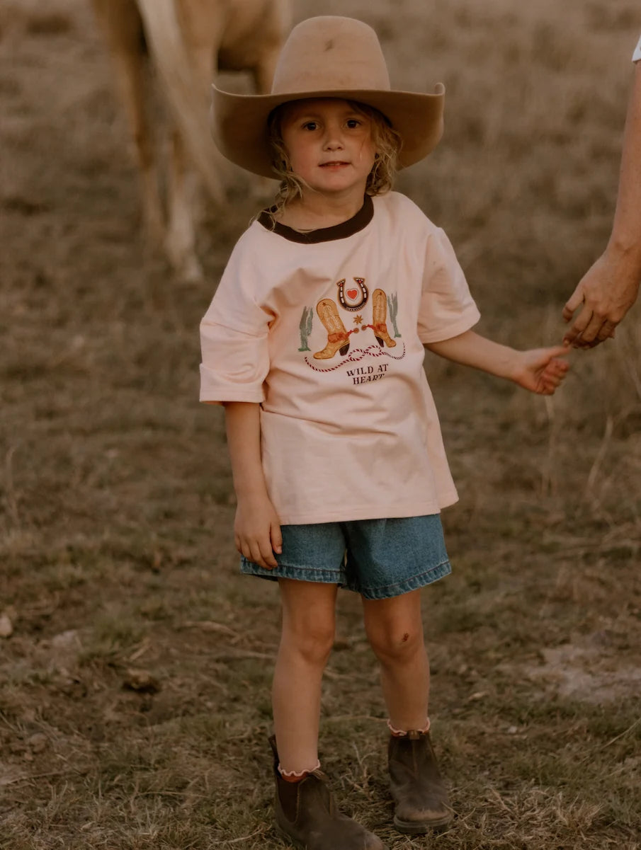 Kids 'Wild at Heart' Slouch Tee