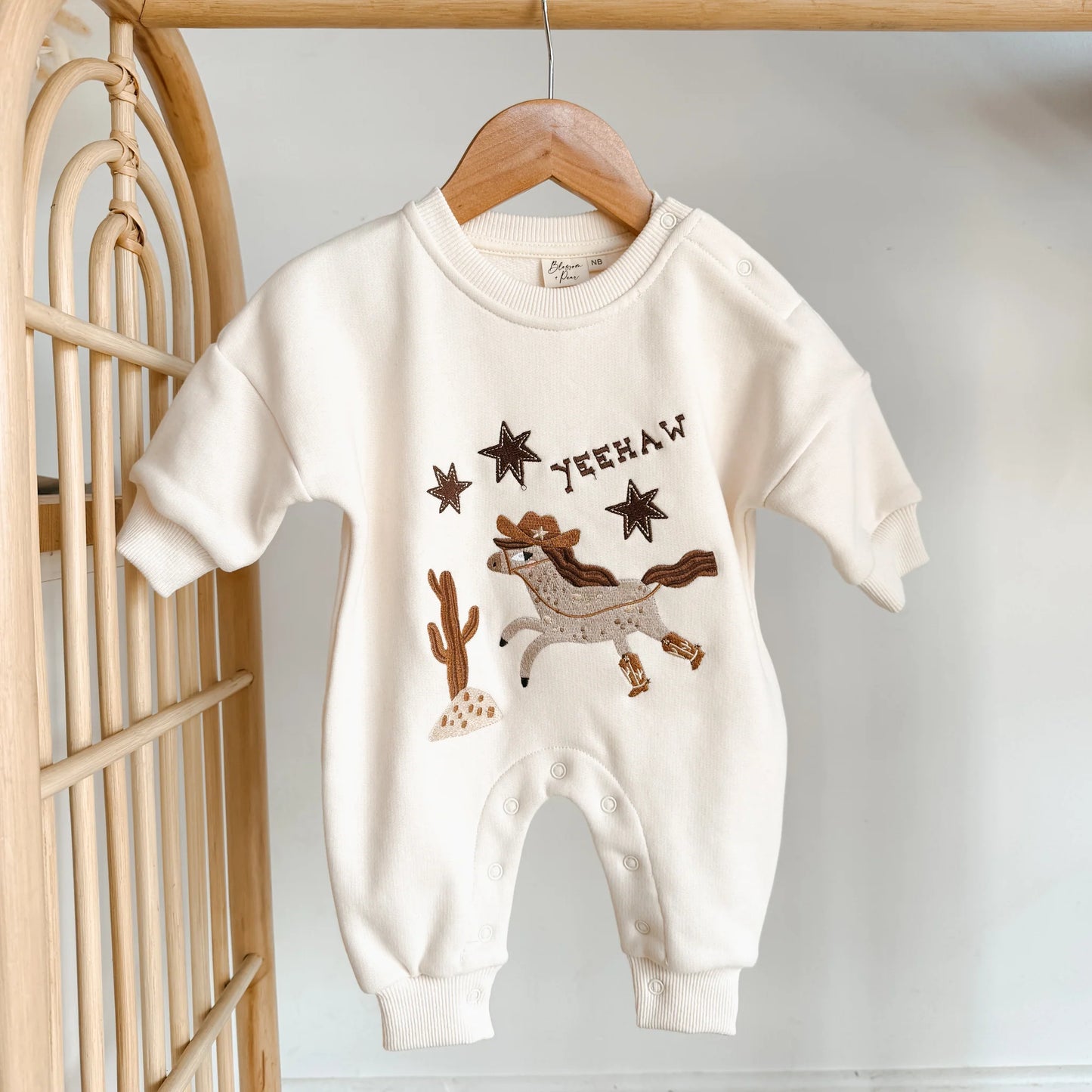 'Yeehaw' Lounge Suit - Sand