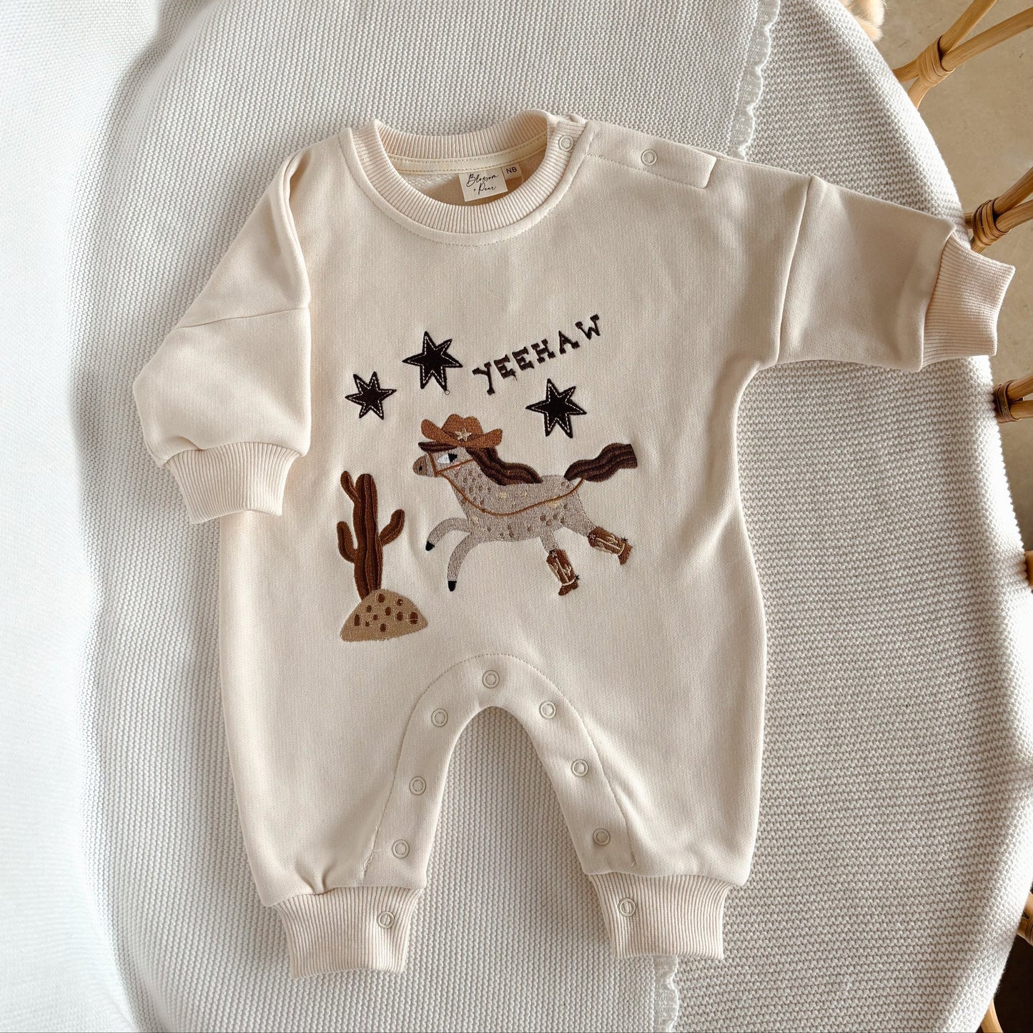 'Yeehaw' Lounge Suit - Sand