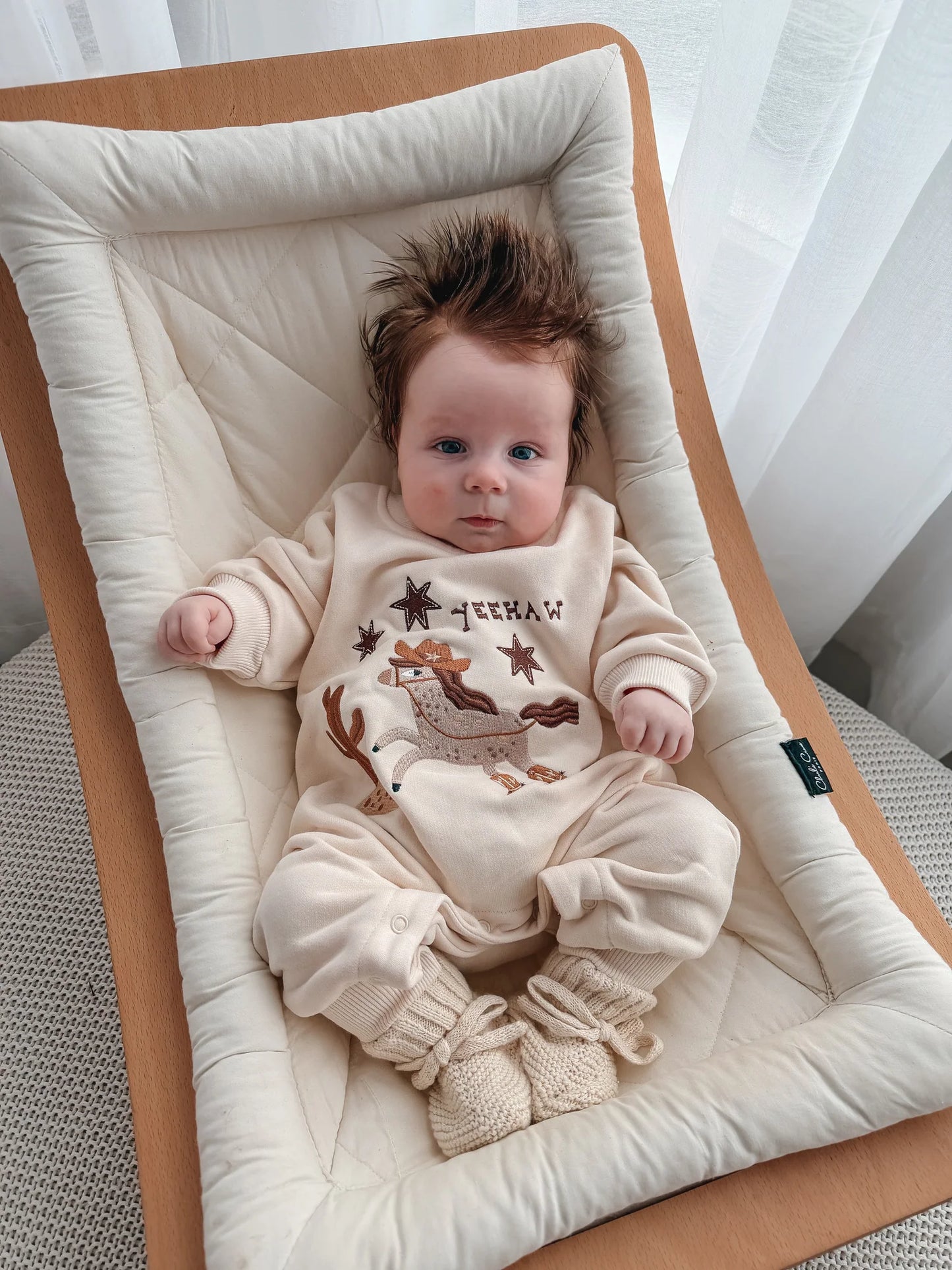 'Yeehaw' Lounge Suit - Sand