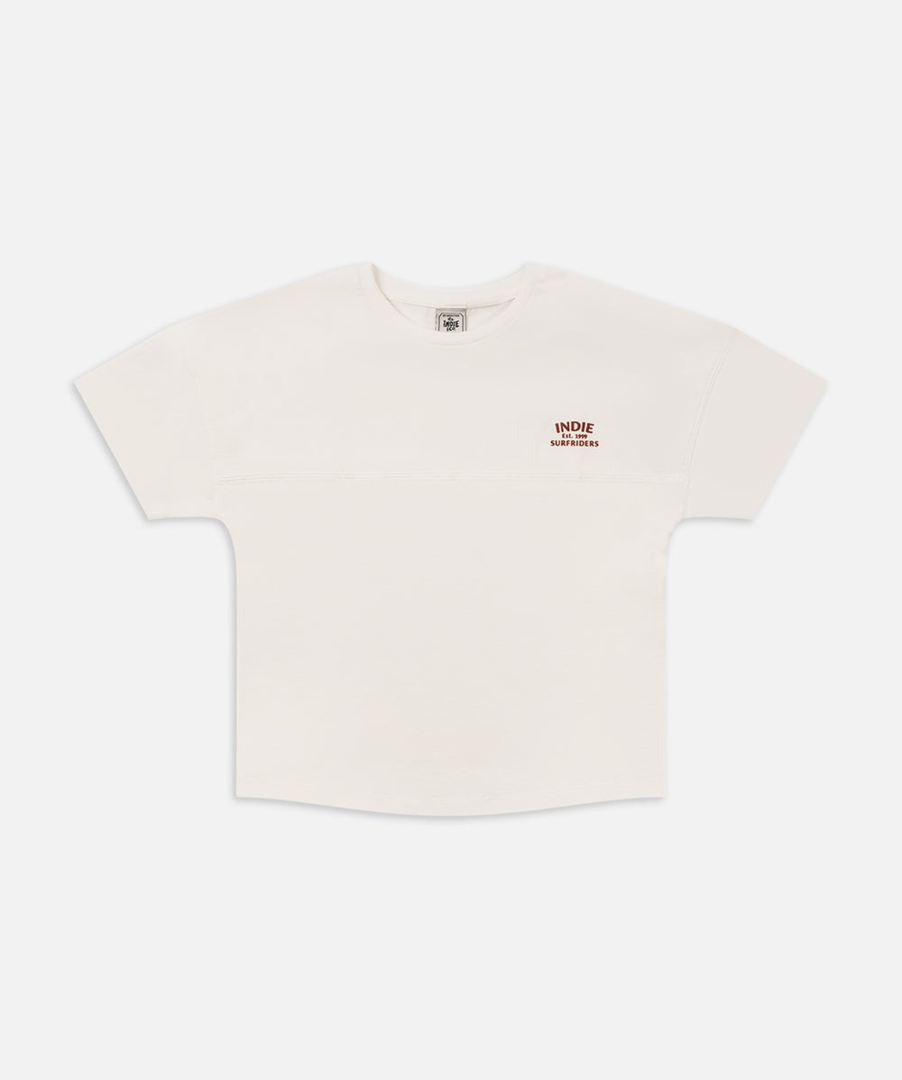 Indie Kids The Surfrider Tee Off White