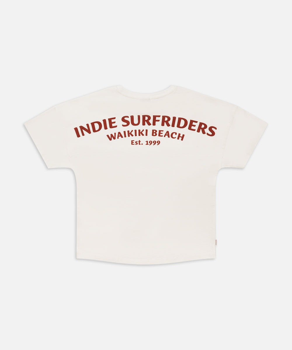 Indie Kids The Surfrider Tee Off White