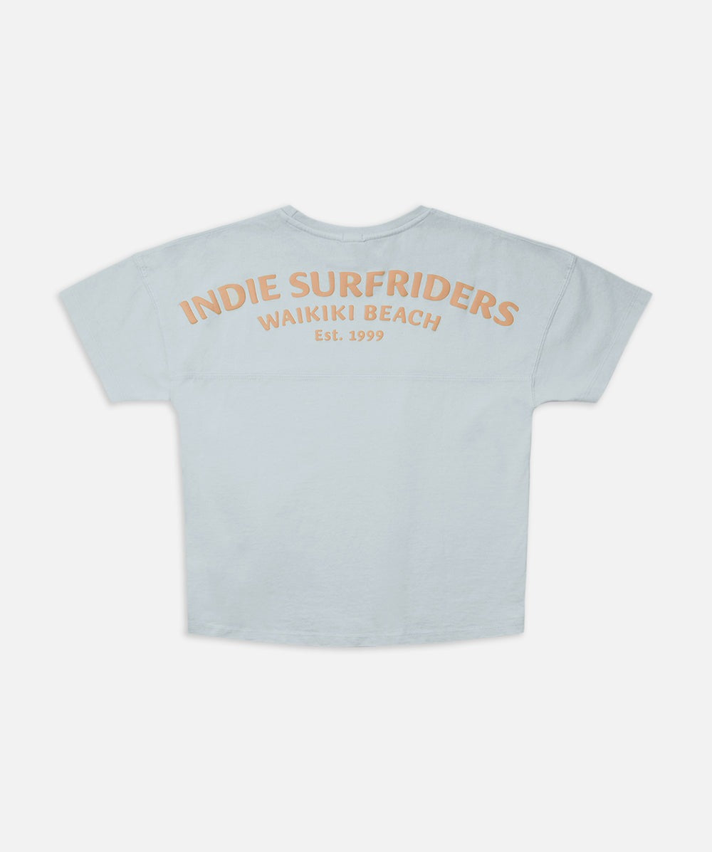 Indie Kids The Surfrider Tee Lt Cyan