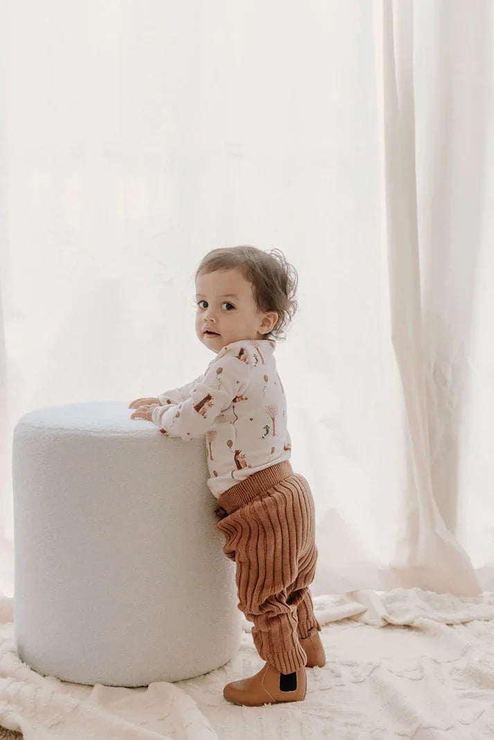 Sweet Child of Mine - Knit Leggings - Chocolate