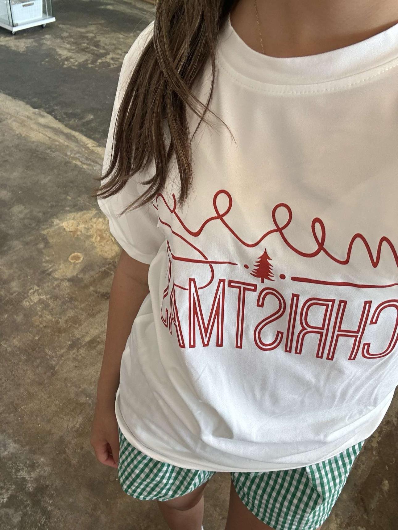 Merry Christmas tees - White