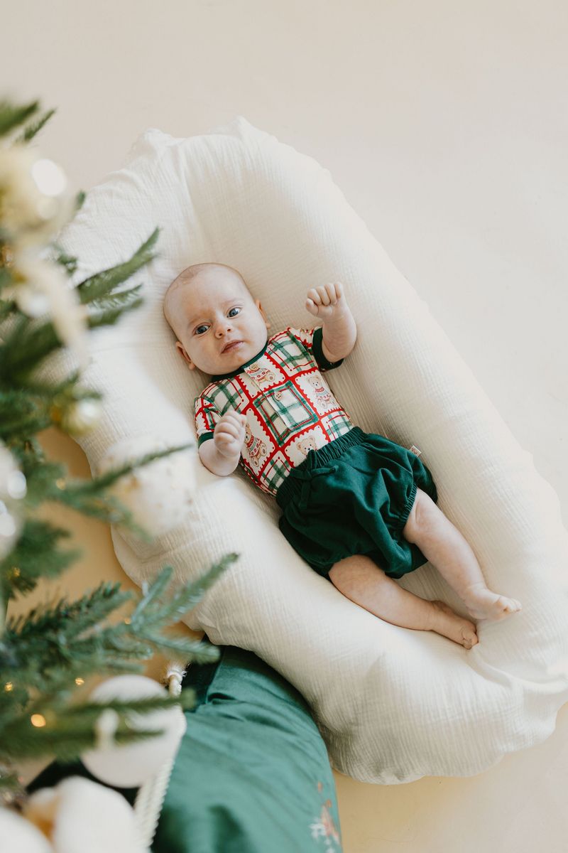 Pine Green Linen Bloomers