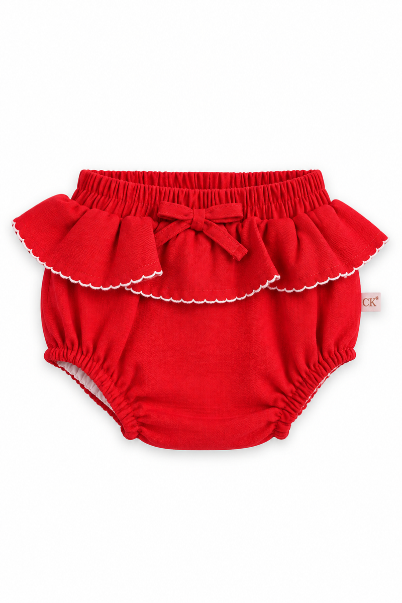 Candy Cane Red Bloomers
