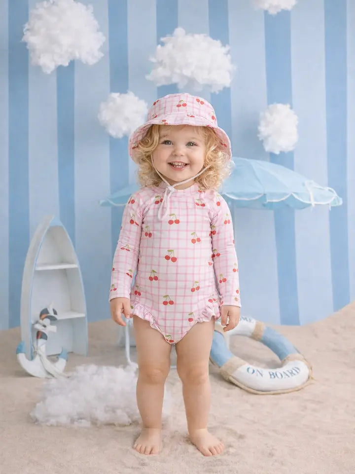 Girls Swimsuit | Cherry Bloom