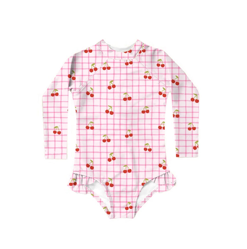 Girls Swimsuit | Cherry Bloom