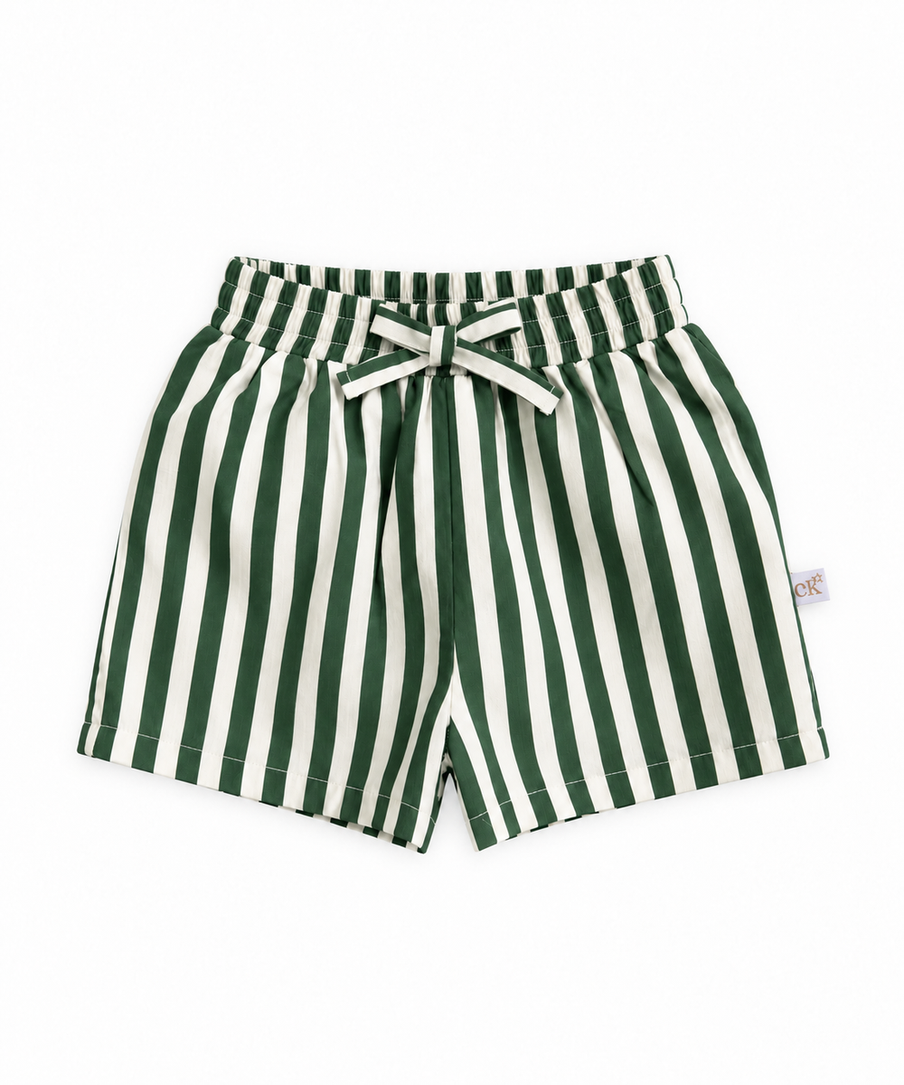 Evergreen Stripe Shorts