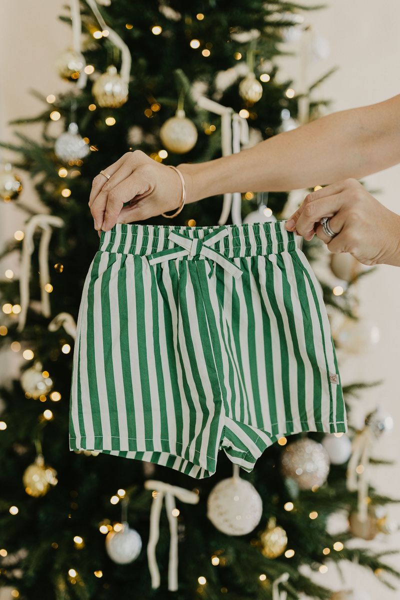 Evergreen Stripe Shorts