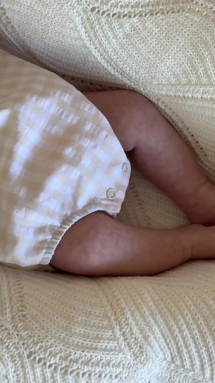 Little Racer Gingham Romper
