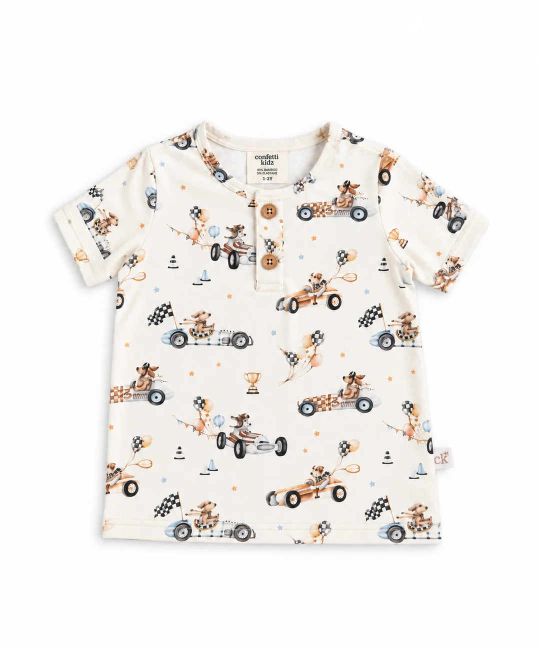 Pup Racer | Henley Tee